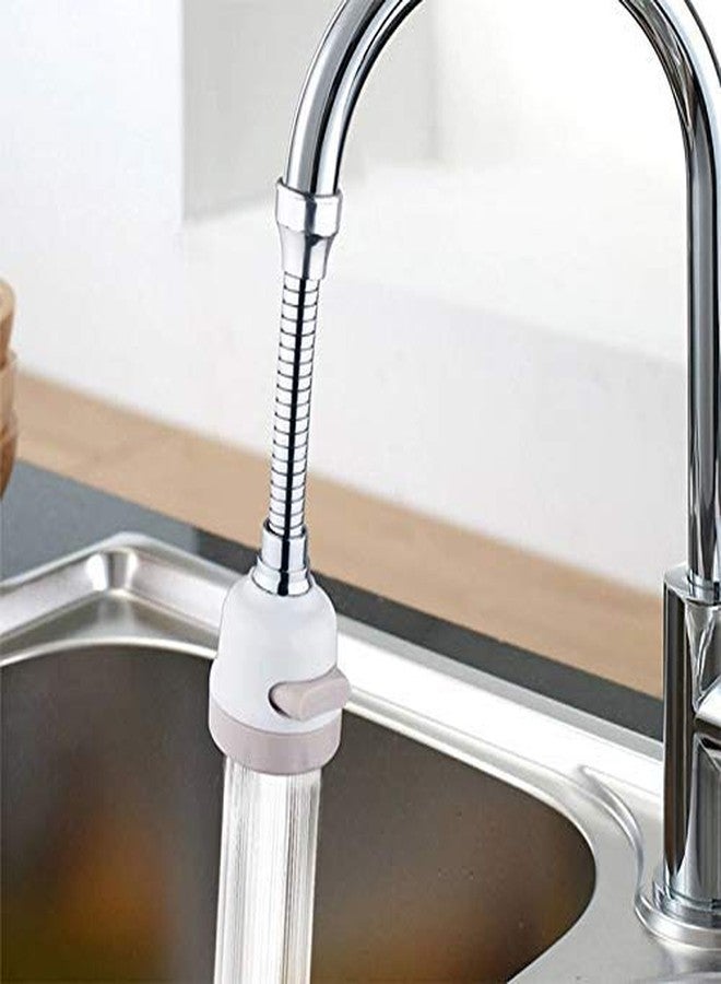 Seven Moon ABS and Stainless Steel 360 Degree Rotary Water Saving Hose Diffuser Filter Bathroom Aerator Kitchen Faucet Shower Head (Standard, Multicolour) - Image 1